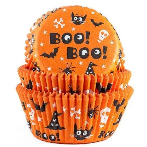 Košíčky na muffiny Halloween House of Marie 5 x 3 cm 48 ks