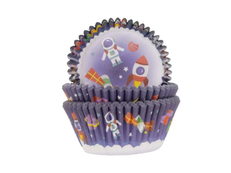 Košíčky na muffiny Vesmír House of Marie 48 ks