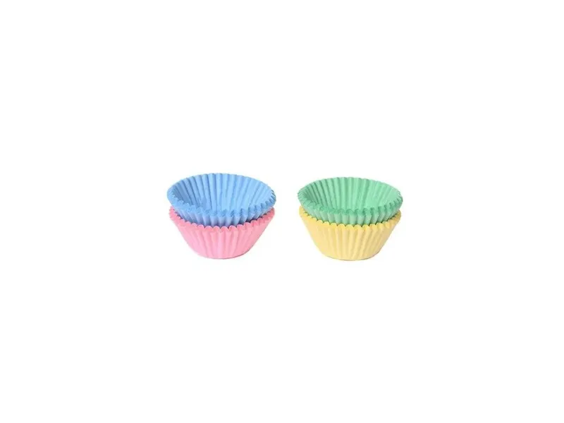 Košíčky na mini muffiny pastelové House of Marie 100 ks