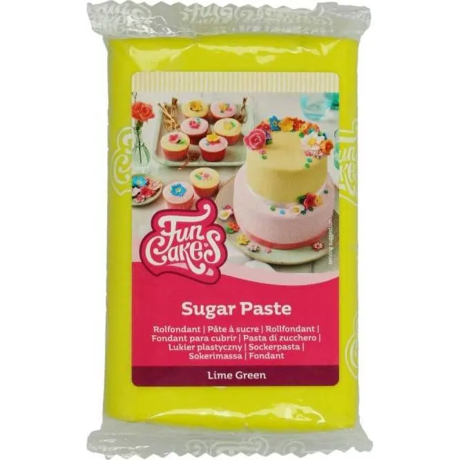 Fondán Fun Cakes limetková zelená vanilka 250 g