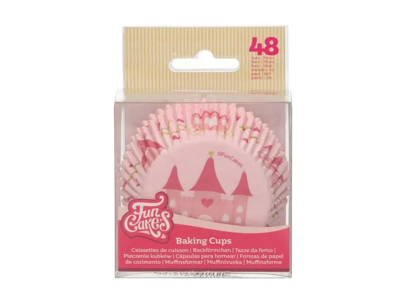 Košíčky na muffiny FUN CAKES Princezna 50 x 32 mm, 48 ks