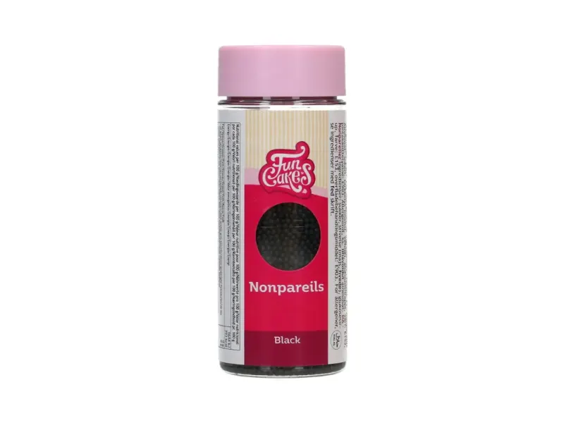 Nonpareils perličky černé, cukrové zdobení 80 g