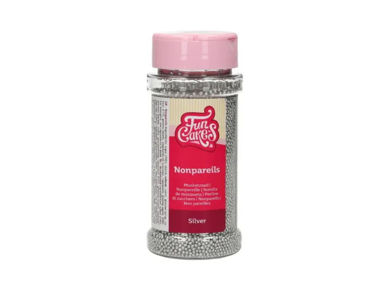 Nonpareils perličky stříbrné cukrové zdobení 80 g