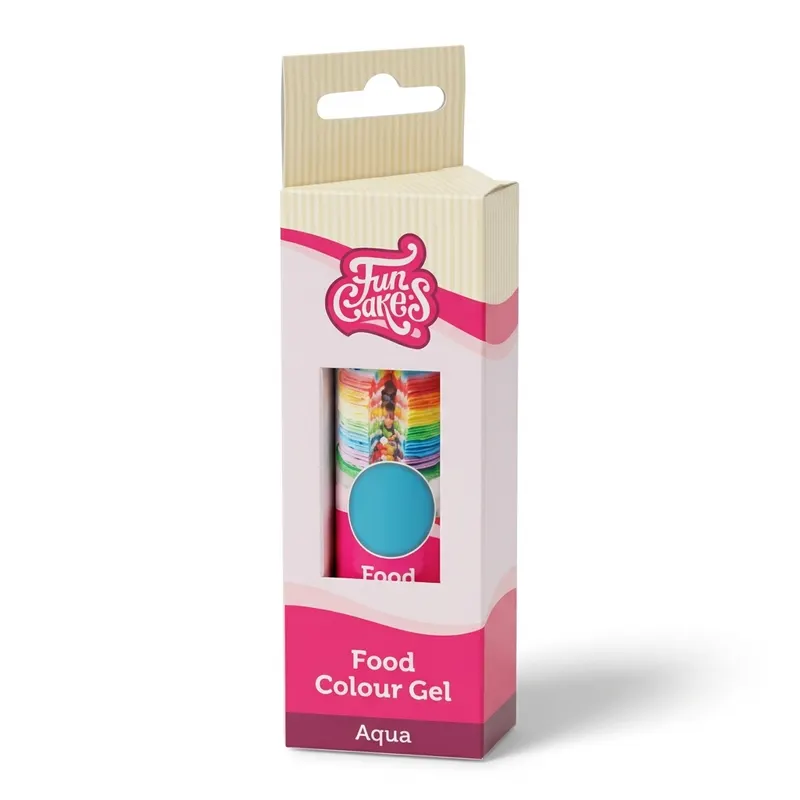 Gelová barva aqua modrá 30 g
