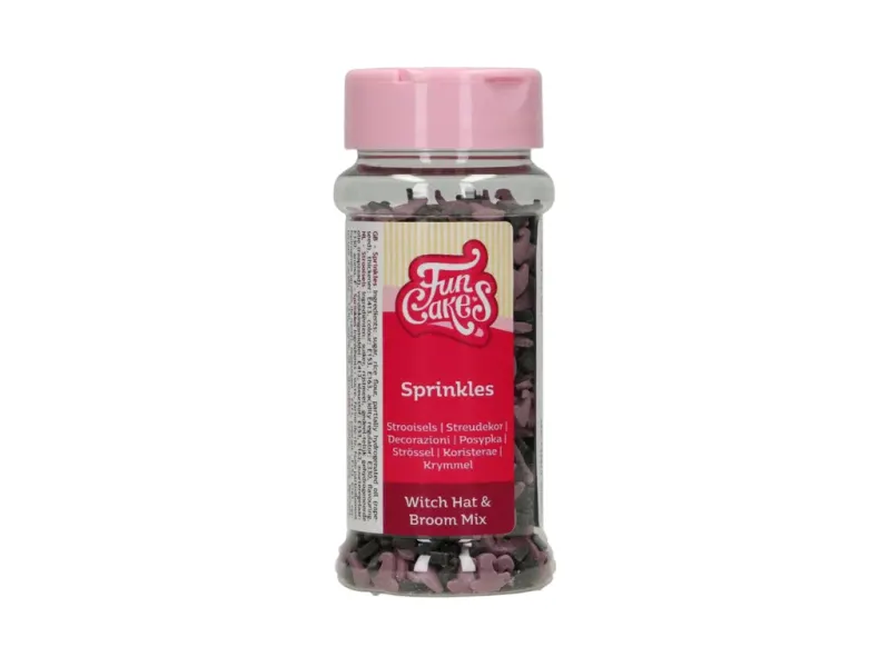 Cukrové sypání čarodějnický mix fialová a černá 55 g