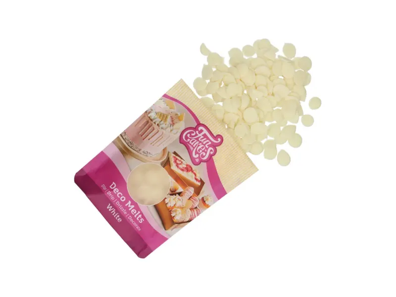 Poleva v peckách bílá Deco Melts 1 kg