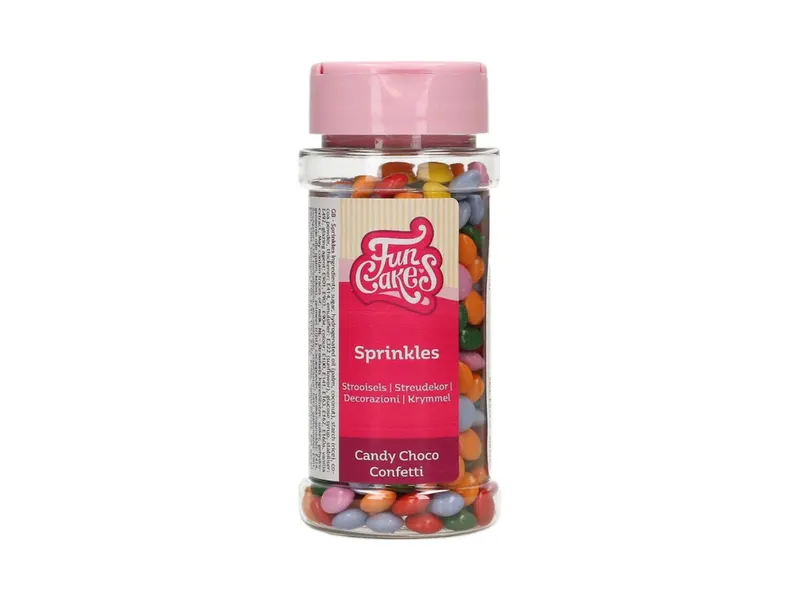 Čokoládové sypání barevné minilentilky 80 g