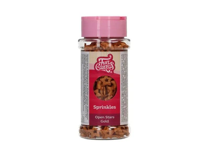 Cukrové sypání zlaté hvězdičky 50 g