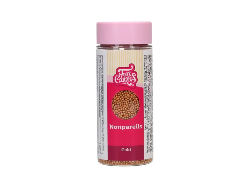 Nonpareils perličky zlaté cukrové zdobení 80 g