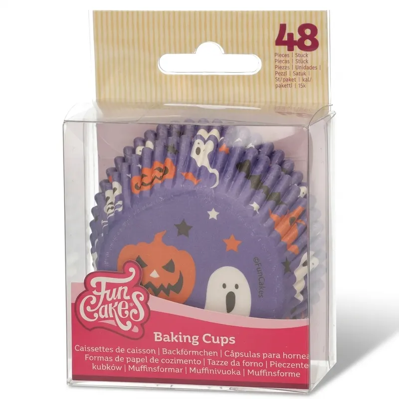 Košíčky na cupcakes Halloween, 48 ks