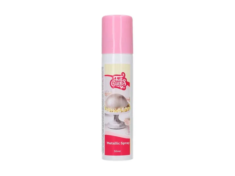 Jedlý barvicí sprej stříbrný 100 ml
