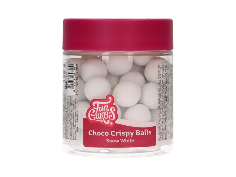 Čokoládové kuličky Choco Crispy Balls bílé, 130 g