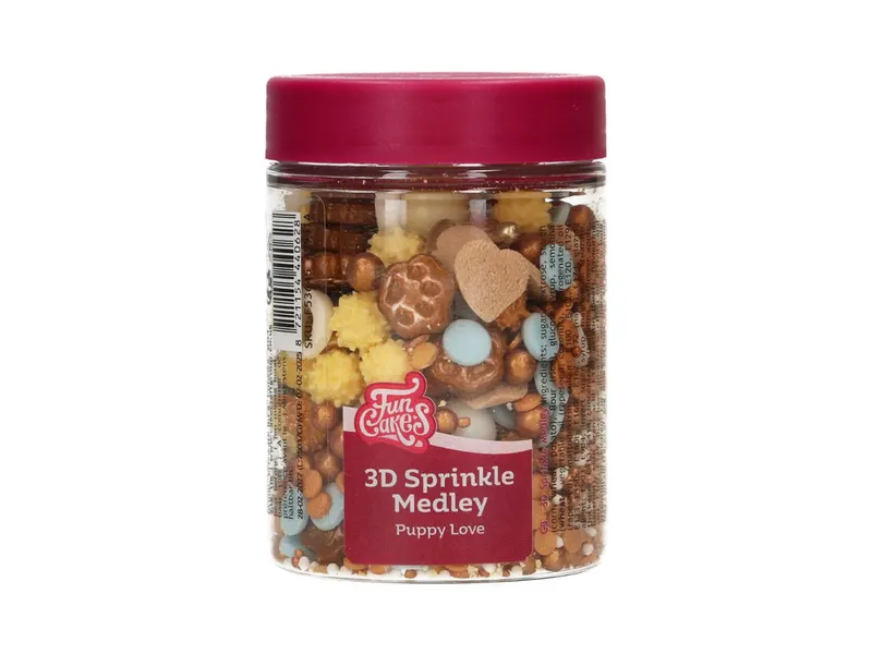 Cukrové sypání štěňata, mix barev, 70 g