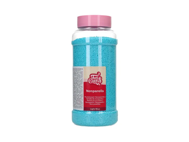 Nonpareils perličky světle modré cukrové zdobení 800 g