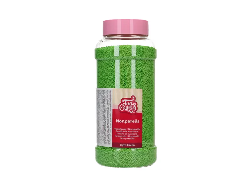 Nonpareils perličky světle zelené 800 g
