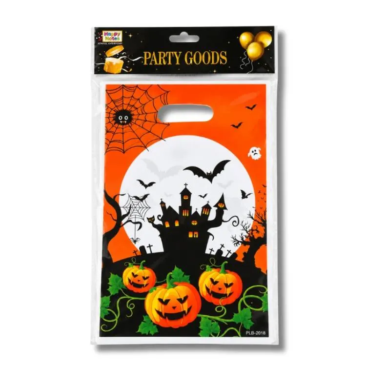 Celofánová taška na sladkosti halloweenská 31 × 16 cm, 10 ks