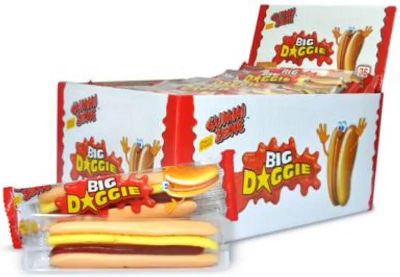 BIG DOGGIE Želé bonbóny 28 g