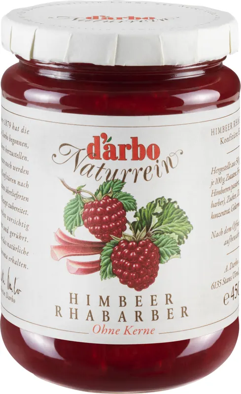 d'arbo Džem malina s rebarborou 450 g