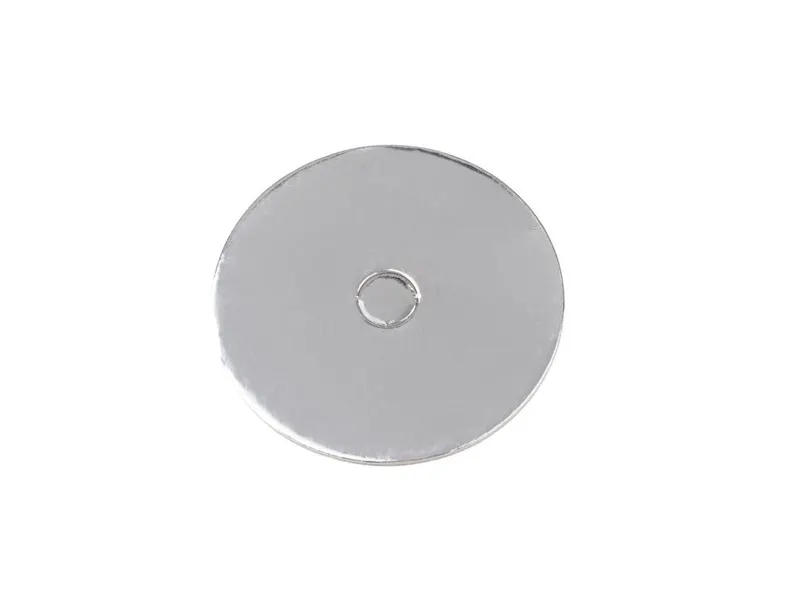 Dortová podložka kulatá stříbrná 10 cm, výška 2,5 mm