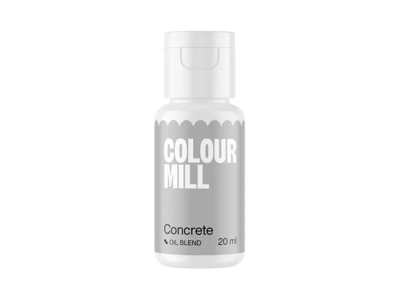 Olejová barva do čokolády šedá Concrete 20 ml