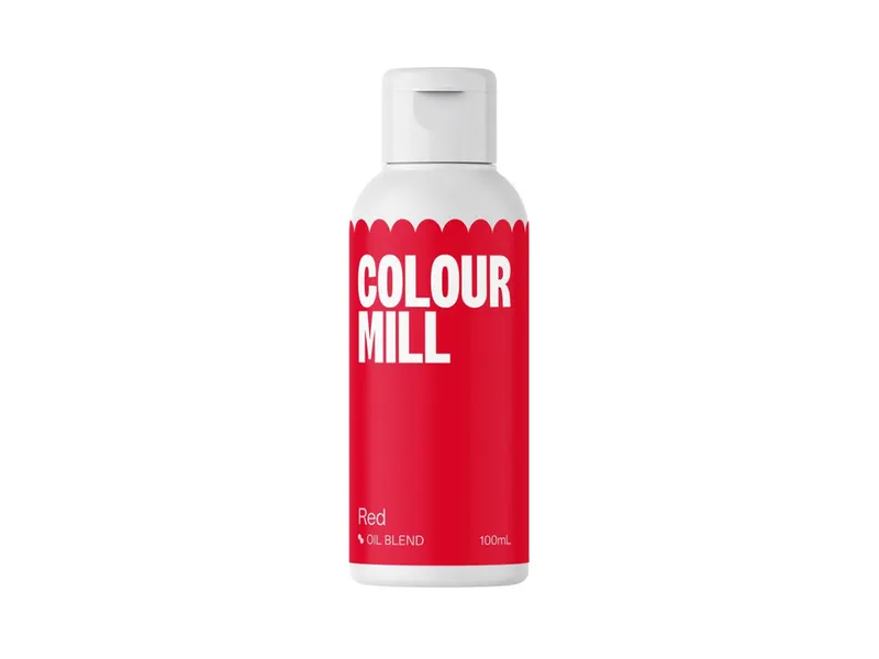 Olejová barva do čokolády červená Red 100 ml