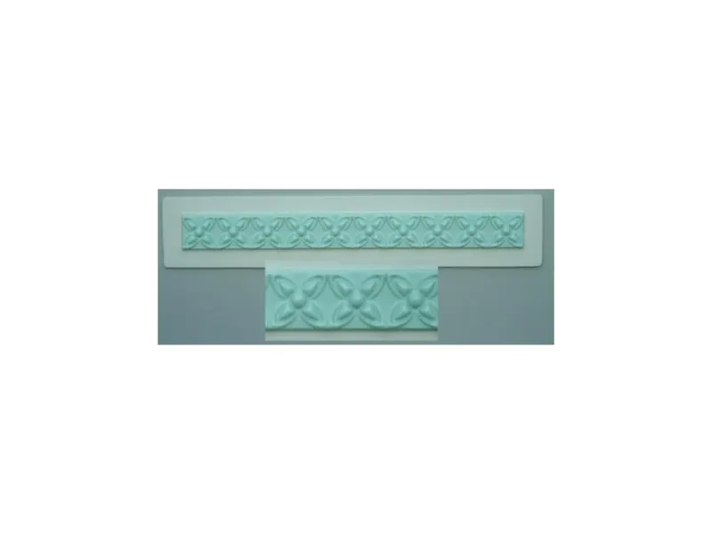 Silikonová formička bordura dekorativní vzor 210 x 40 mm