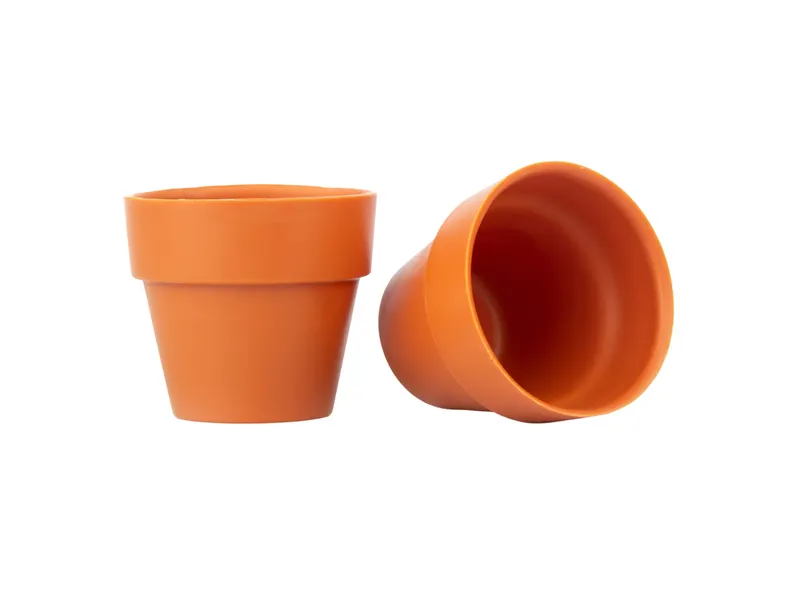 Čokoládový květináč z mléčné čokolády 5 cm, 14 ks