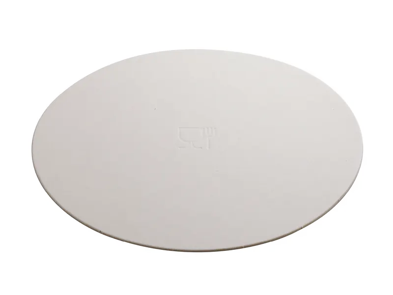 Bílá kulatá podložka pod dort 24 cm