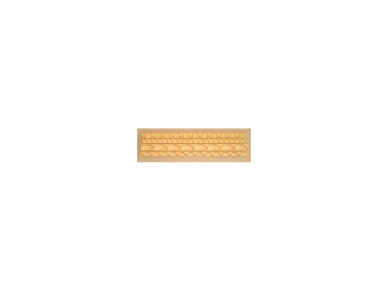 Straight Frill - sada 3 lišt na volánky z fondánu, 25 cm