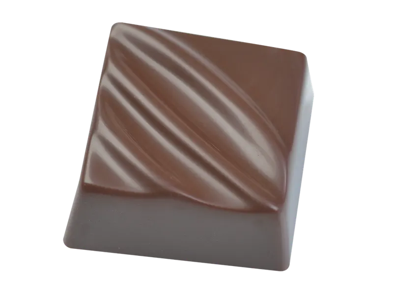 Polykarbonátová forma na pralinky čtverec, 32 dutin