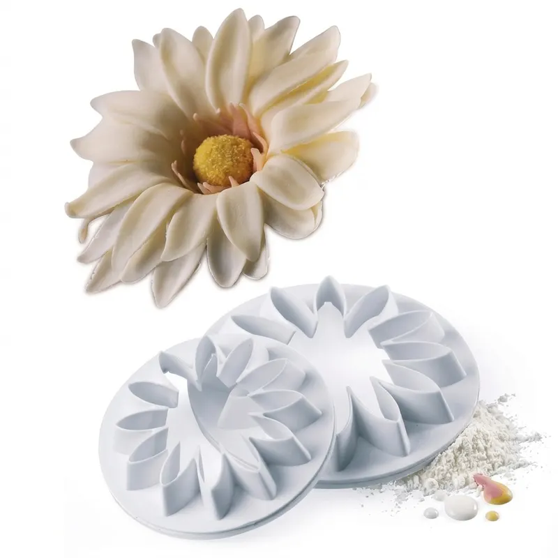 Plastová vykrajovátka gerbera, sada 2 ks