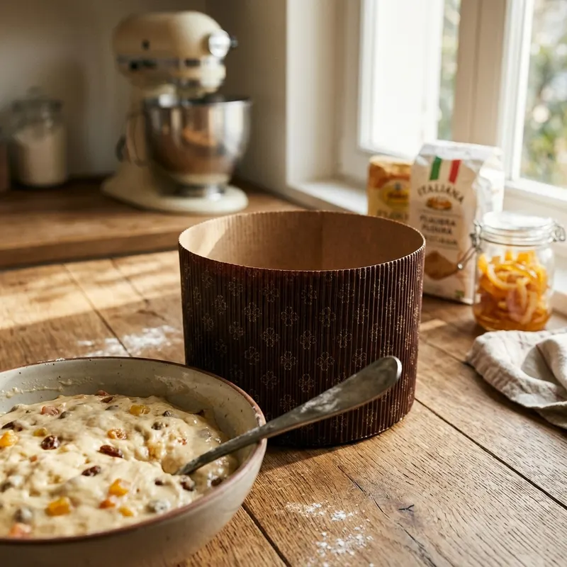 Vysoká papírová forma na Panettone 500g