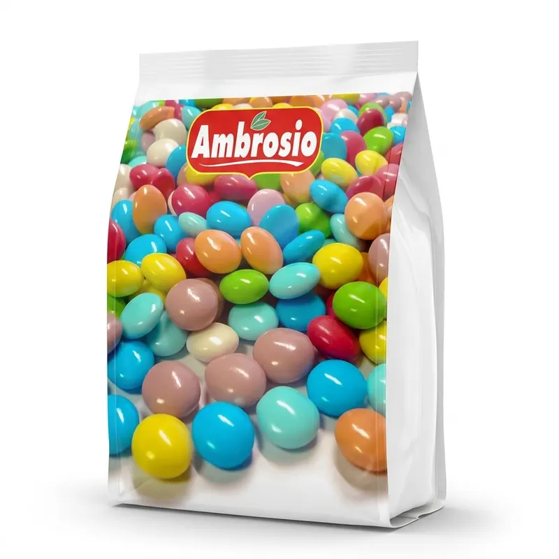 Čokoládové dražé barevné pepite 1 cm 1 kg