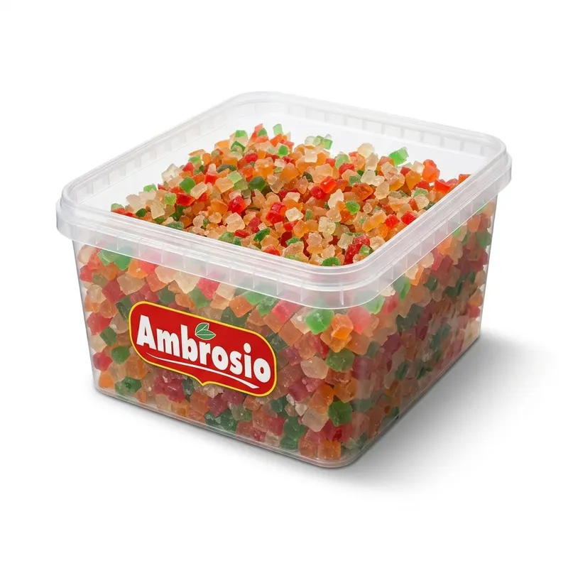 Kandované ovoce mix, kostky, 900 g
