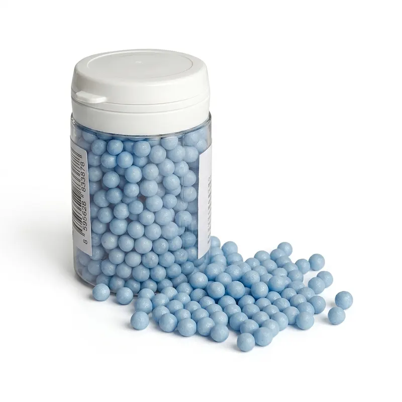 Cukrové kuličky rýžové modré 4 mm, 50 g
