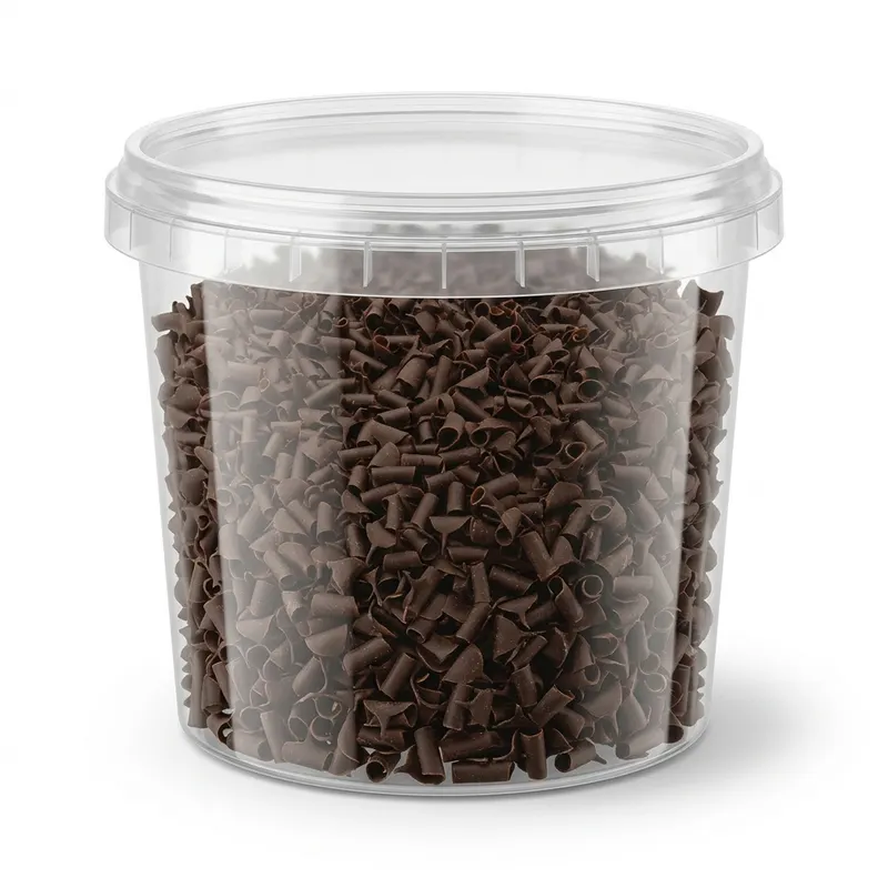 Čokoládové hobliny hořké 9x5 mm 4 kg