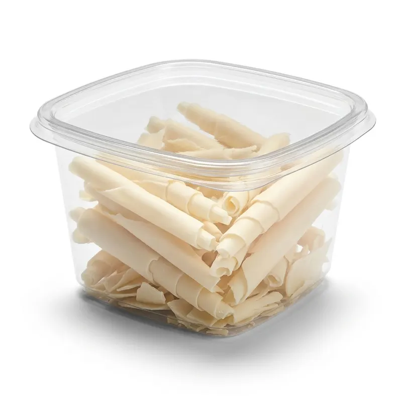 Čokoládové hobliny dlouhé bílé 2,5 kg