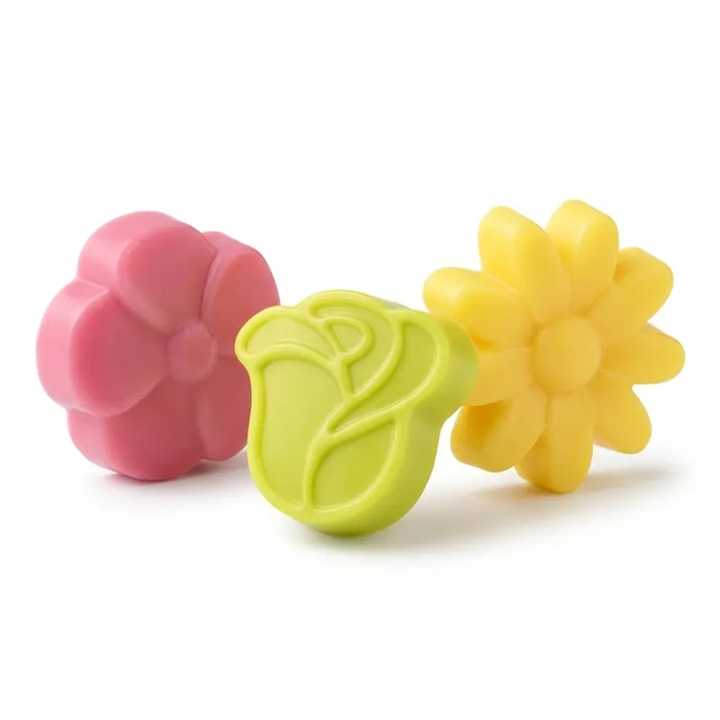 Čokoládové mini květy žluté a růžové 216 ks (148 g)
