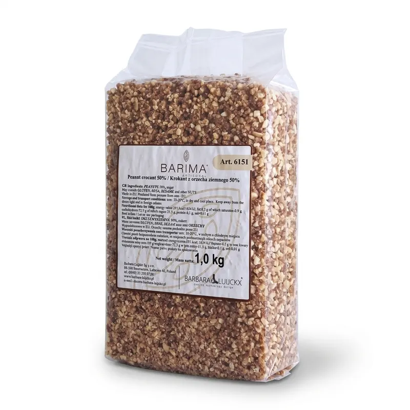 Arašídový griliáš, sekané arašídy v karamelu 50%, 1 kg