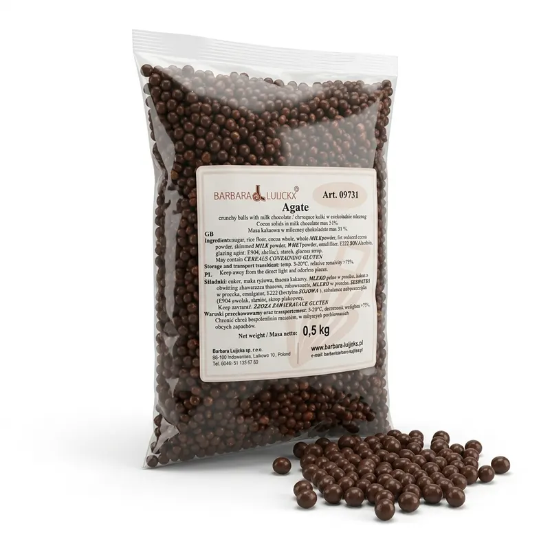 Křupavé kuličky v mléčné čokoládě 500 g