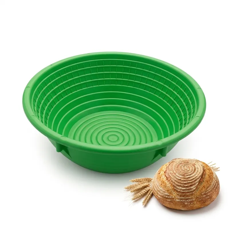 Ošatka na kynutí chleba kulatá zelená 18 cm, 500 g