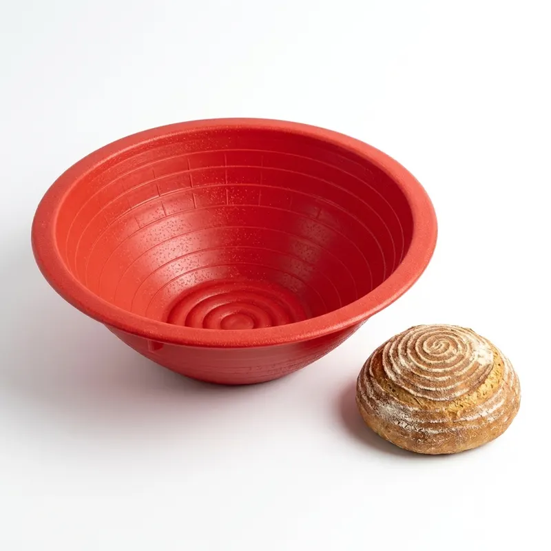 Ošatka na kynutí chleba kulatá červená 13 cm, 250 g