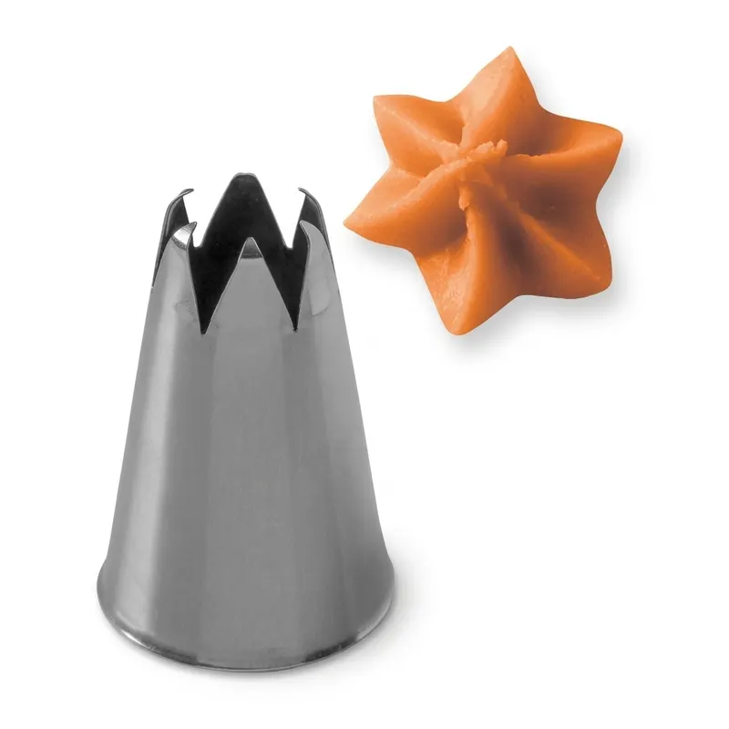 Zdobící špička nerez speciál, průměr 3 cm, výška 4,5 cm