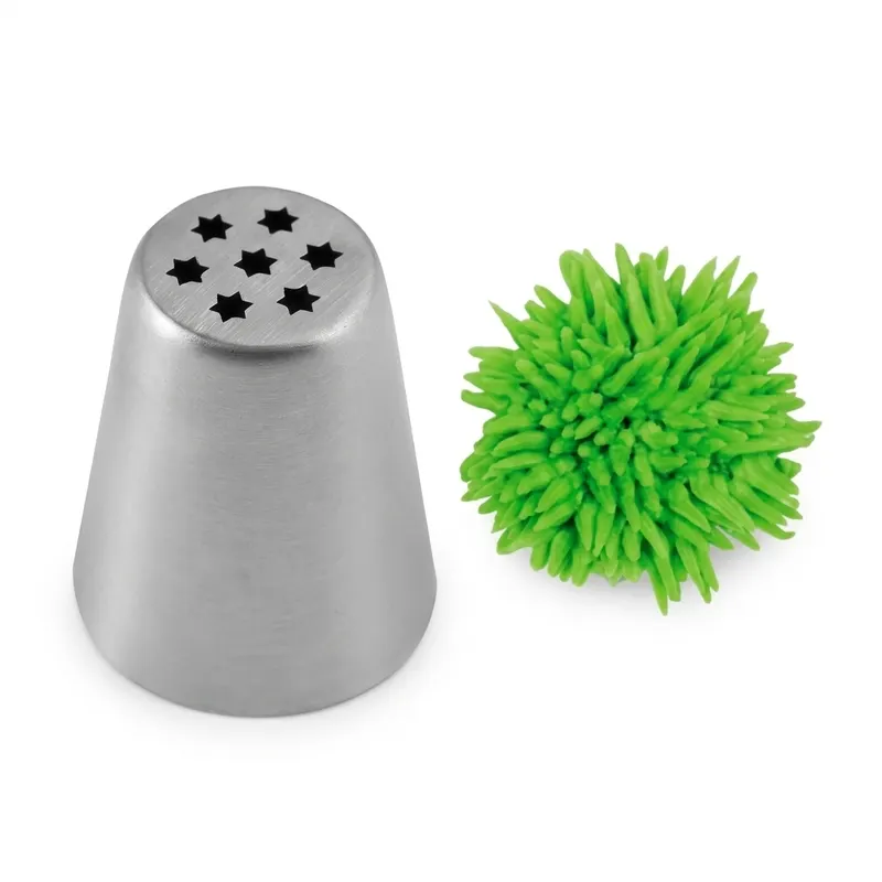 Zdobící špička nerez speciál, průměr 3,7 cm, výška 4,2 cm