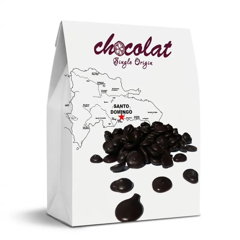 Hořká čokoláda 70% Dominikánská republika v peckách 1 kg