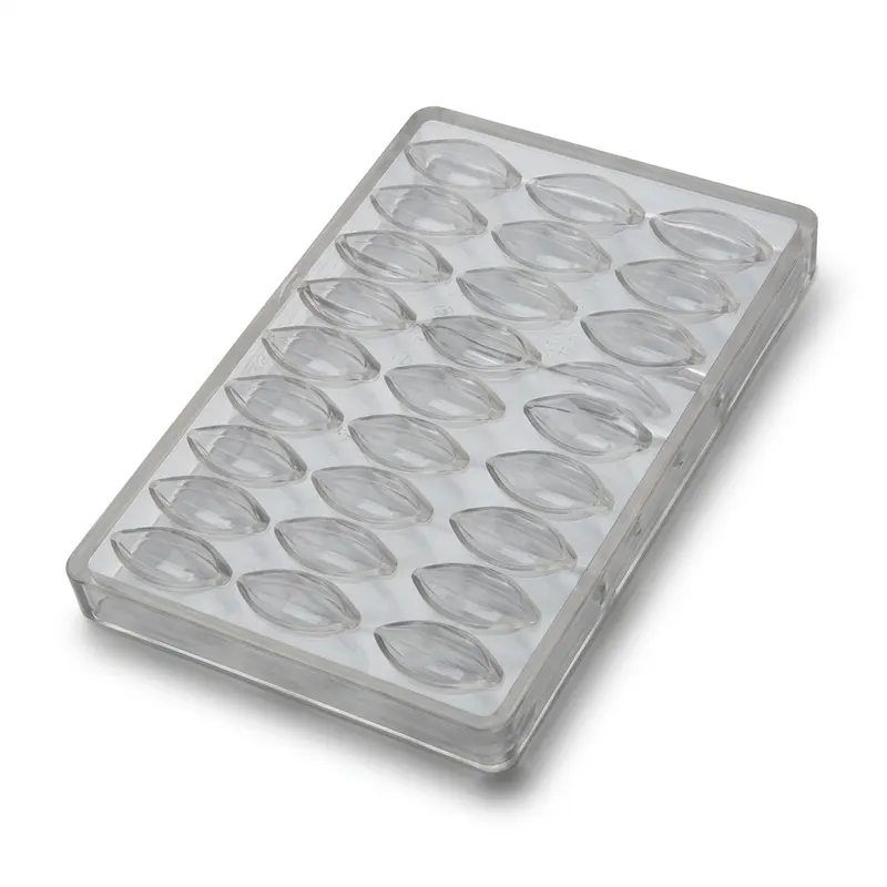 Forma na pralinky kakaový bob 9 g, 3x8 dutin, polykarbonát