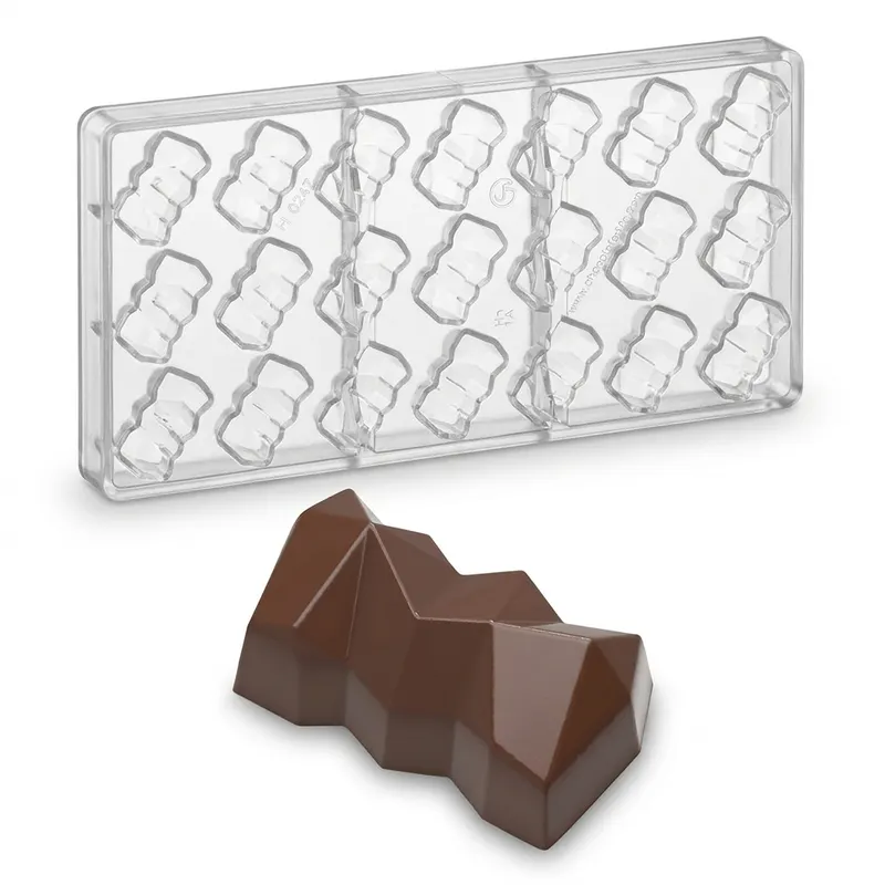 Forma na pralinky divnotvar 9 g, 3x7 dutin, polykarbonát