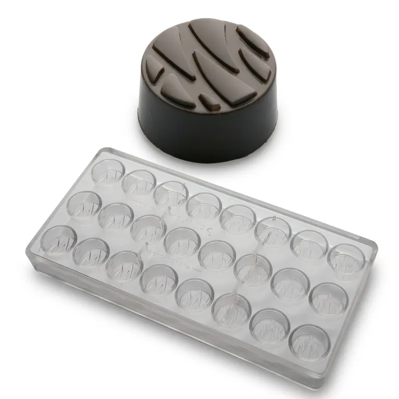 Forma na pralinky reliéf 9 g, 3x8 dutin, polykarbonát