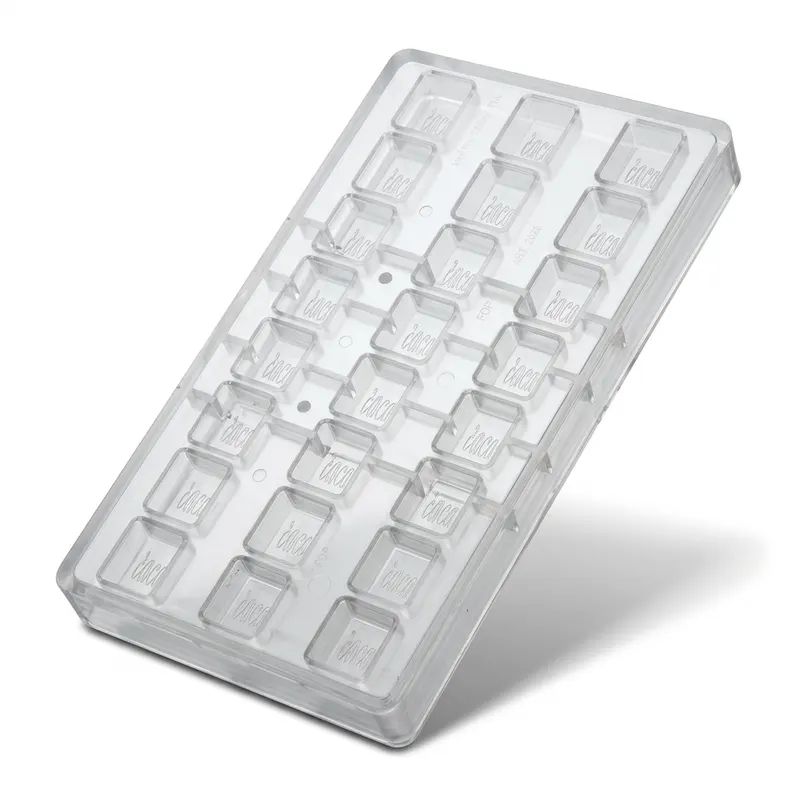Forma na pralinky kakao 9 g, 3x8 dutin, polykarbonát