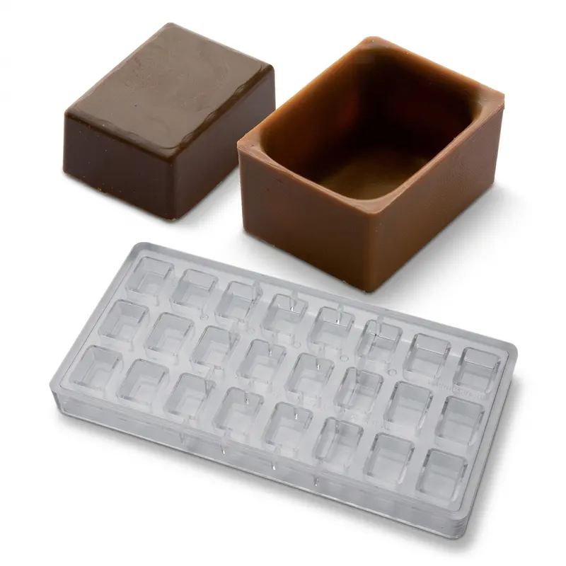 Forma na pralinky mistička obdélník 9 g, 3x8 dutin